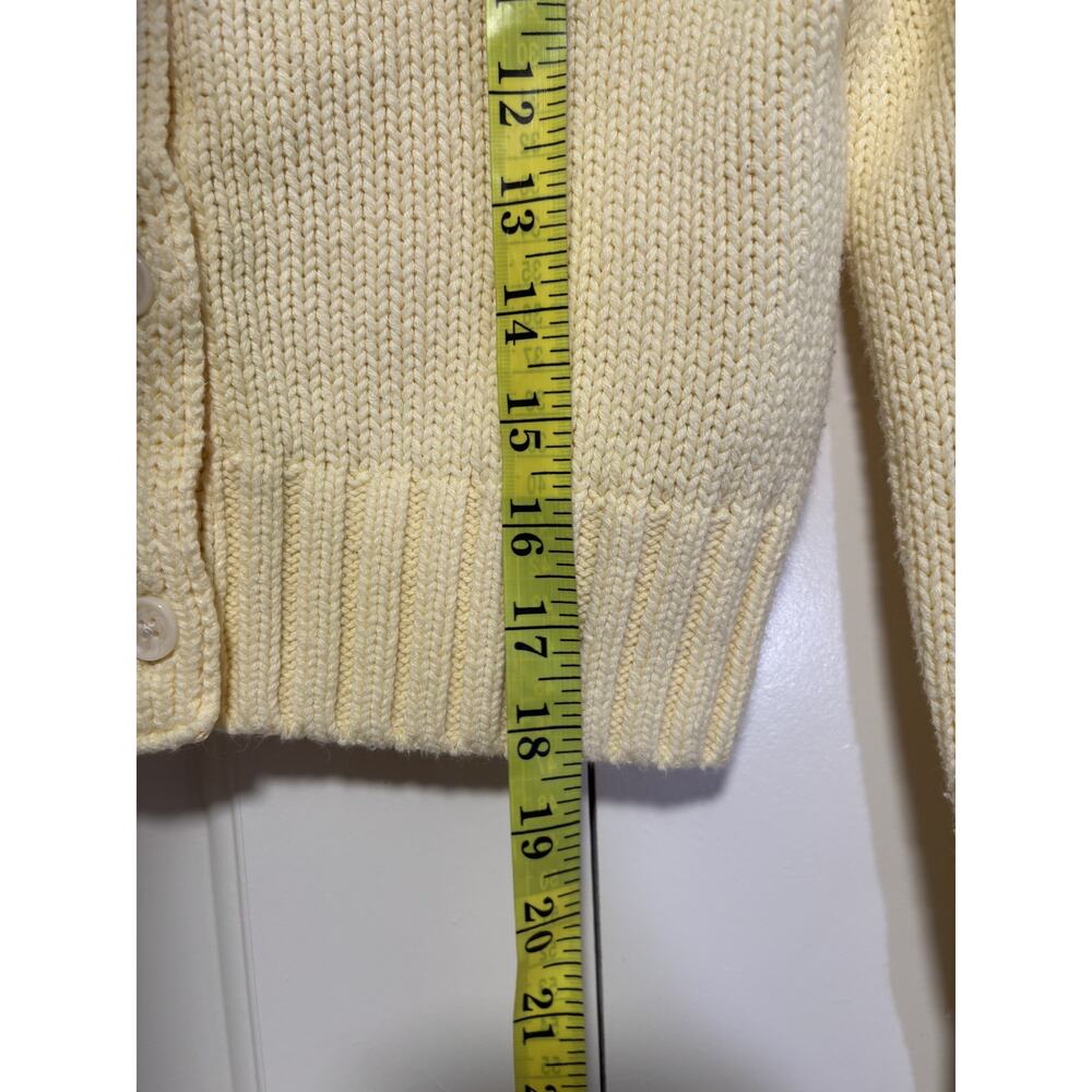 Luna x Sol Yellow Knit Button Cardigan XS - Picture 5 of 7